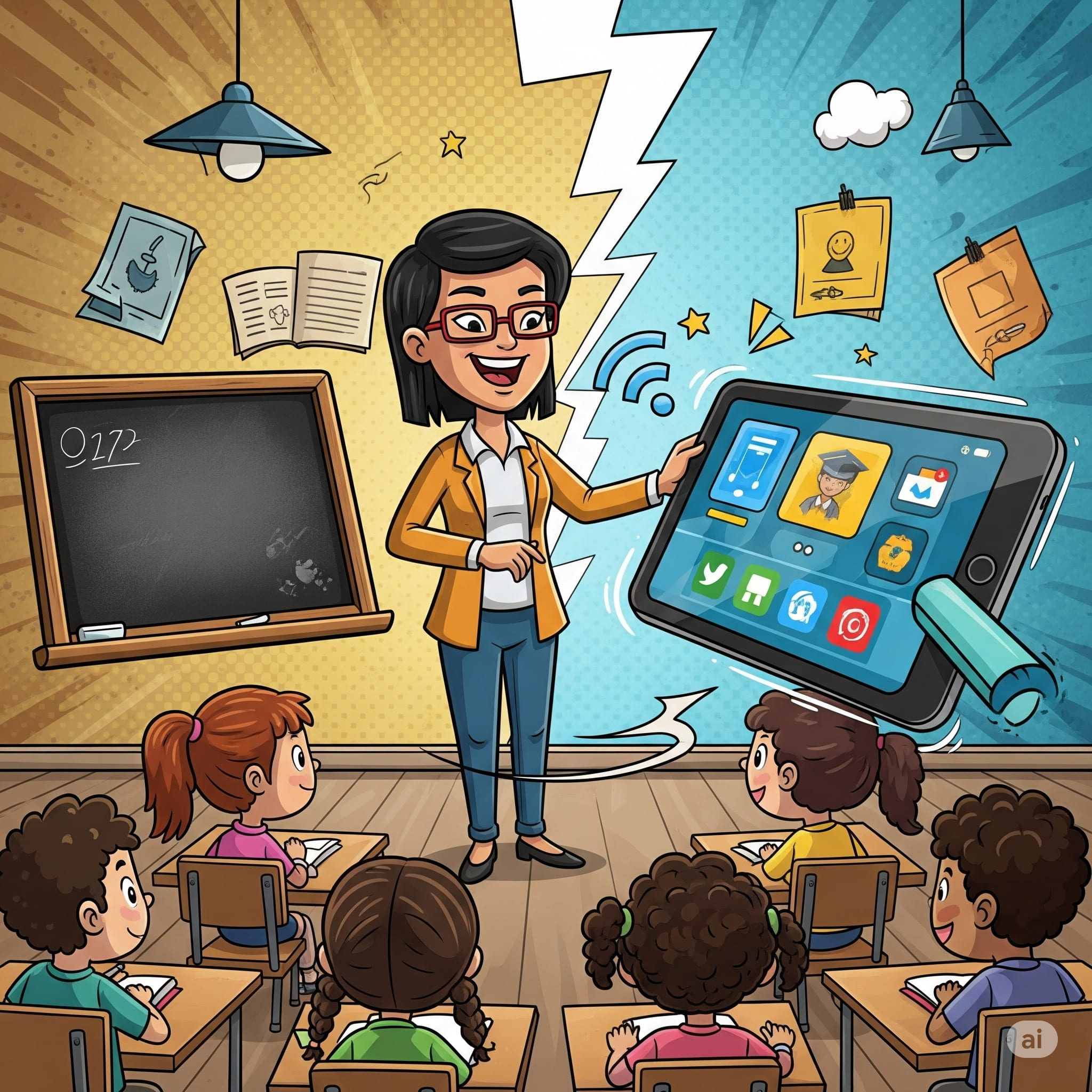 Dari Papan Tulis ke Tablet: Revolusi Pembelajaran Adaptif di Era Digital”