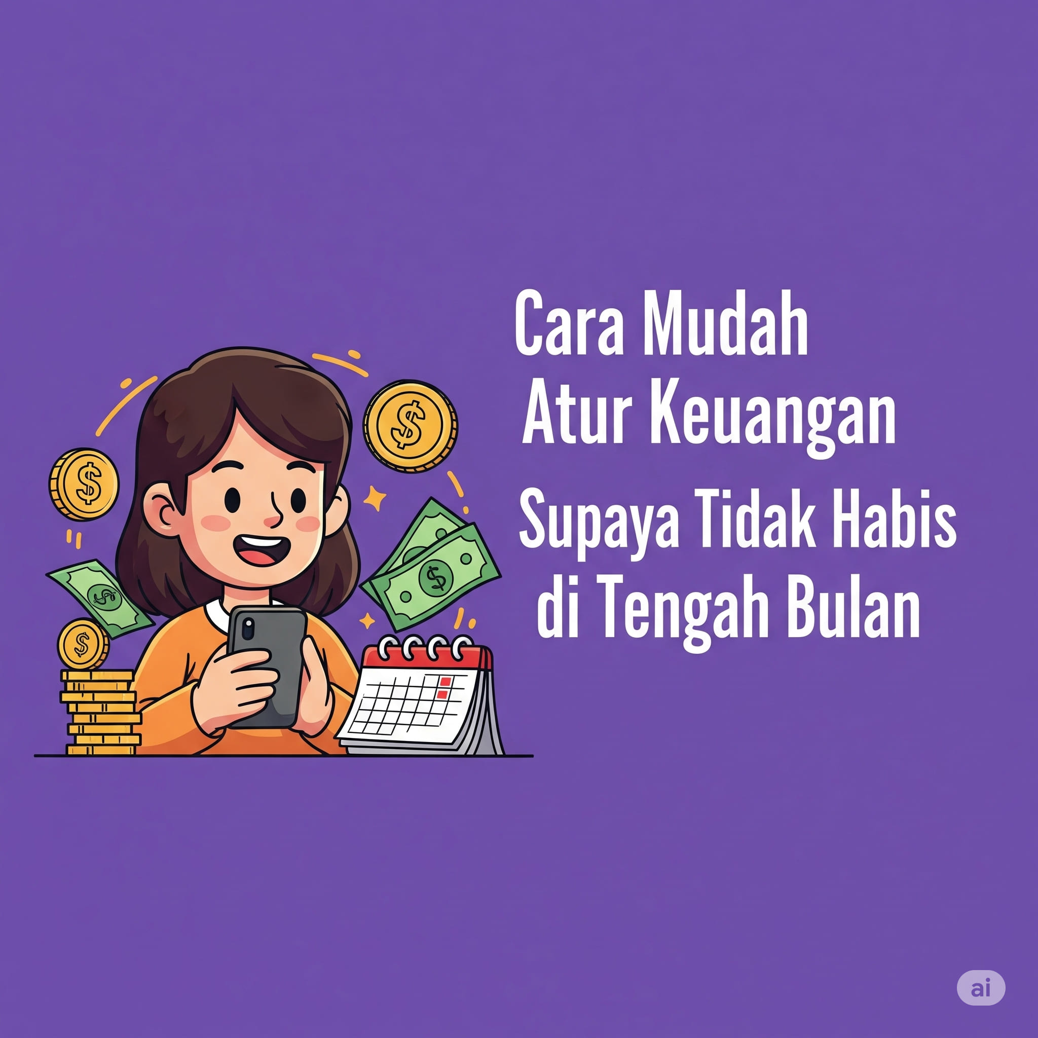 Cara Mudah Atur Keuangan Supaya Tidak Habis di Tengah Bulan