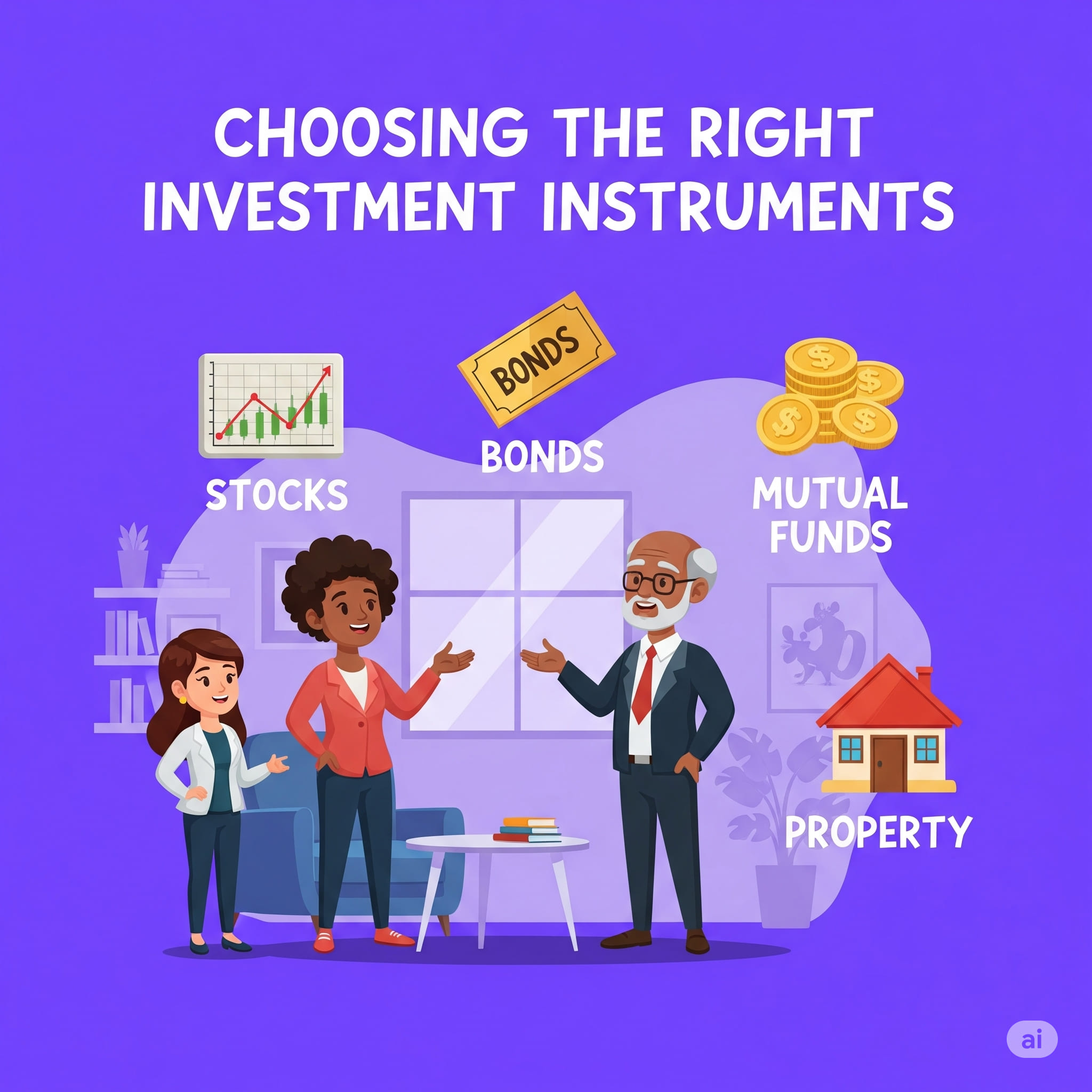 Memilih Instrumen Investasi yang Tepat: Saham, Obligasi, Reksa Dana, dan Properti