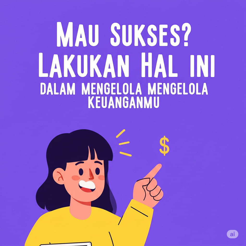 Mau Sukses? Lakukan Hal Ini dalam Mengelola Keuanganmu