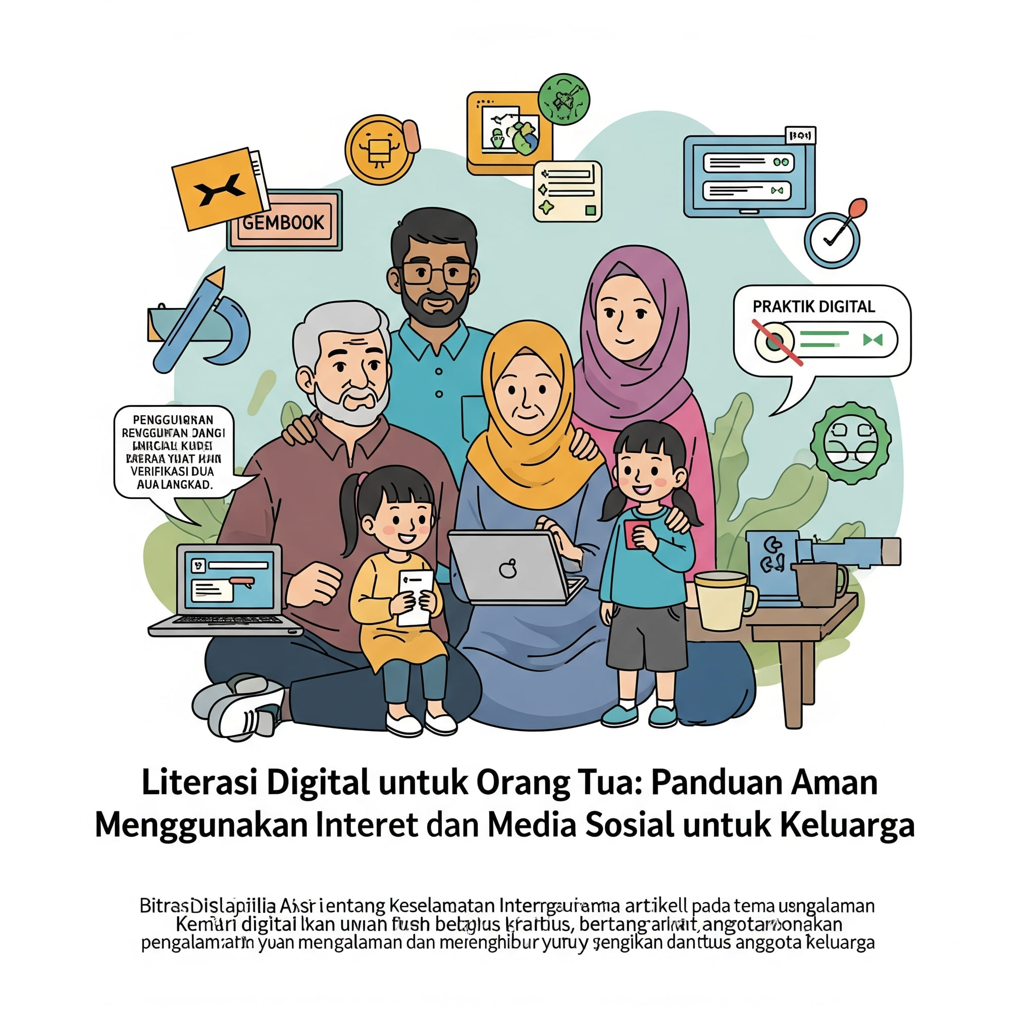 Literasi Digital untuk Orang Tua: Panduan Aman Menggunakan Internet dan Media Sosial untuk Keluarga