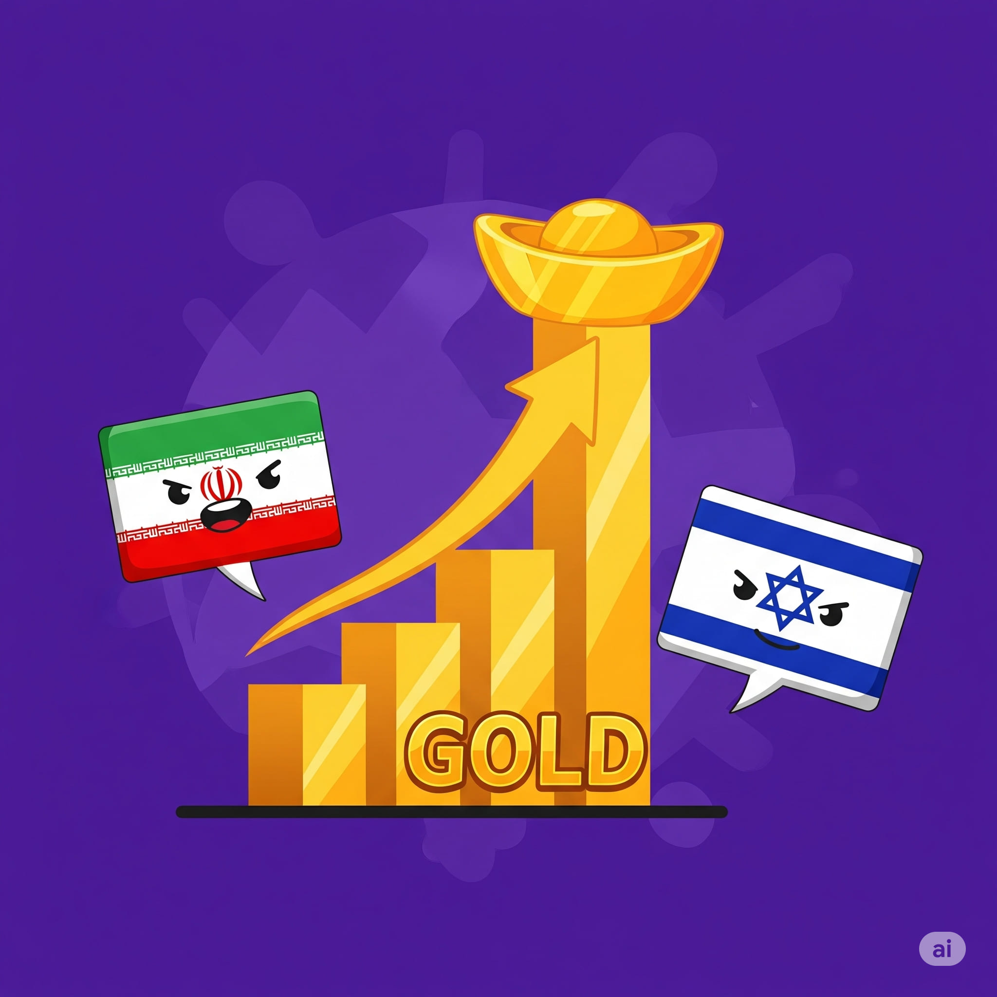 Harga Emas Melonjak: Efek Perang Iran dan Israel, Senin 16 Juni 2025