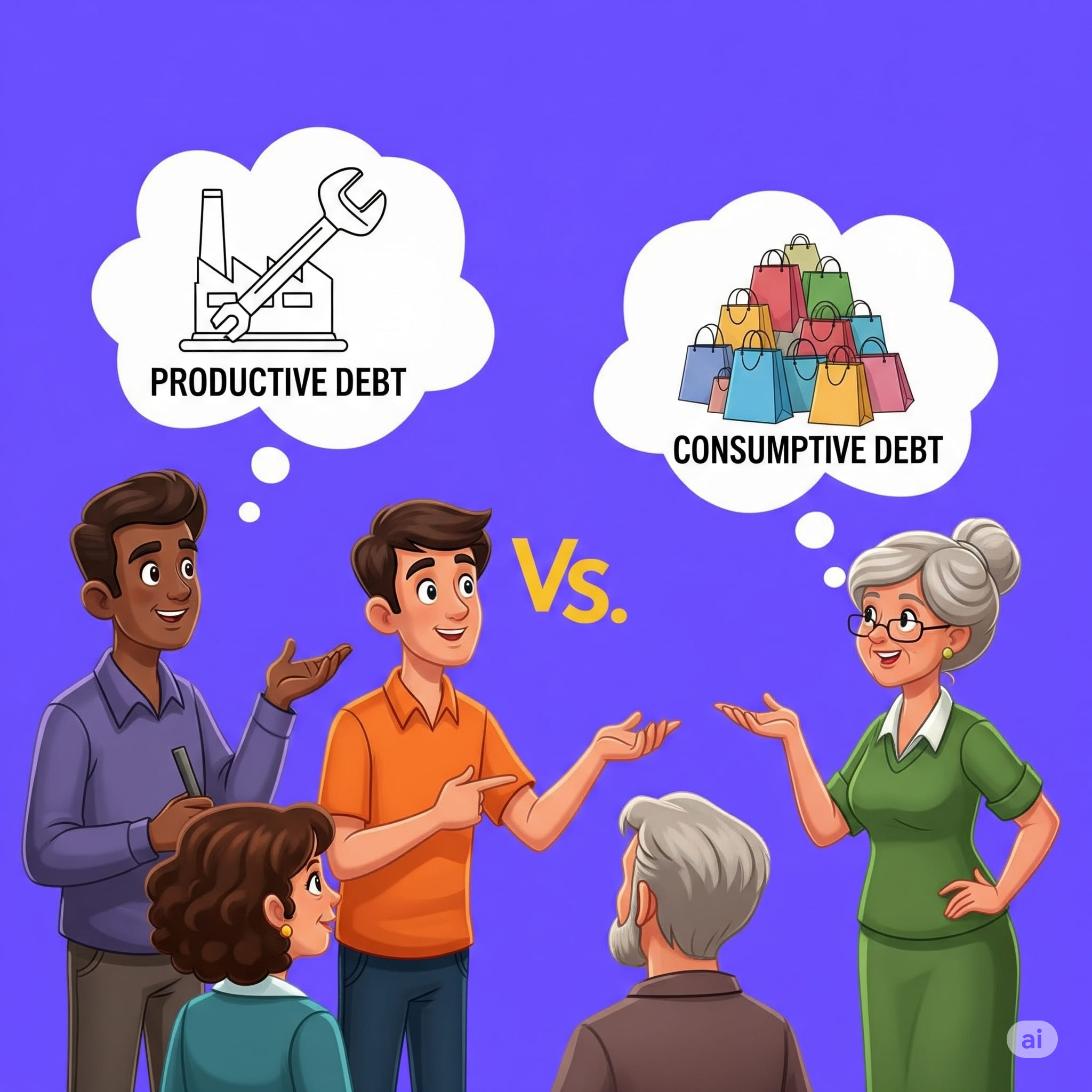 Utang Produktif vs. Konsumtif: Memahami Perbedaan dan Risikonya