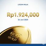 Update Harga Emas Hari Ini: Kamis, 26 Juni 2025 di Logam Mulia