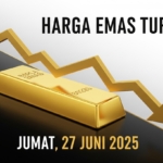 Harga Emas Antam Turun Lagi di Akhir Pekan, Jumat 27 Juni 2025