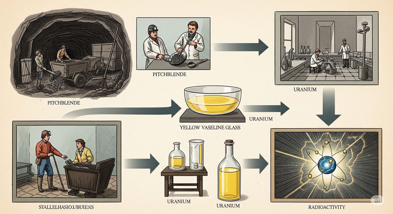 Sejarah Penemuan Uranium: Dari Batuan Kuning hingga Era Atom