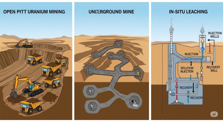 Menggali Bumi untuk Energi: Metode dan Tantangan Penambangan Uranium
