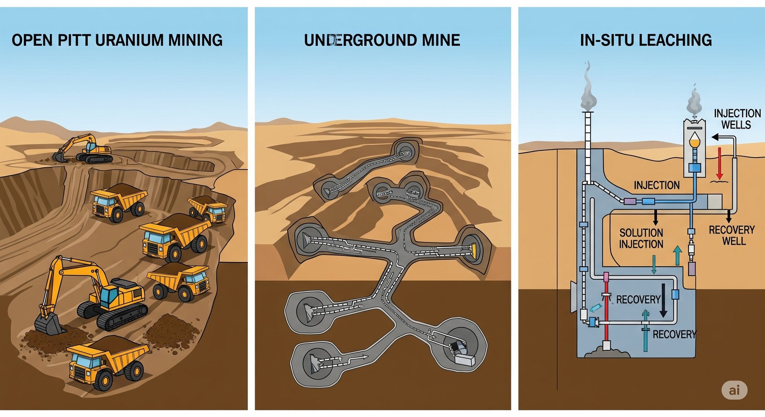 Menggali Bumi untuk Energi: Metode dan Tantangan Penambangan Uranium
