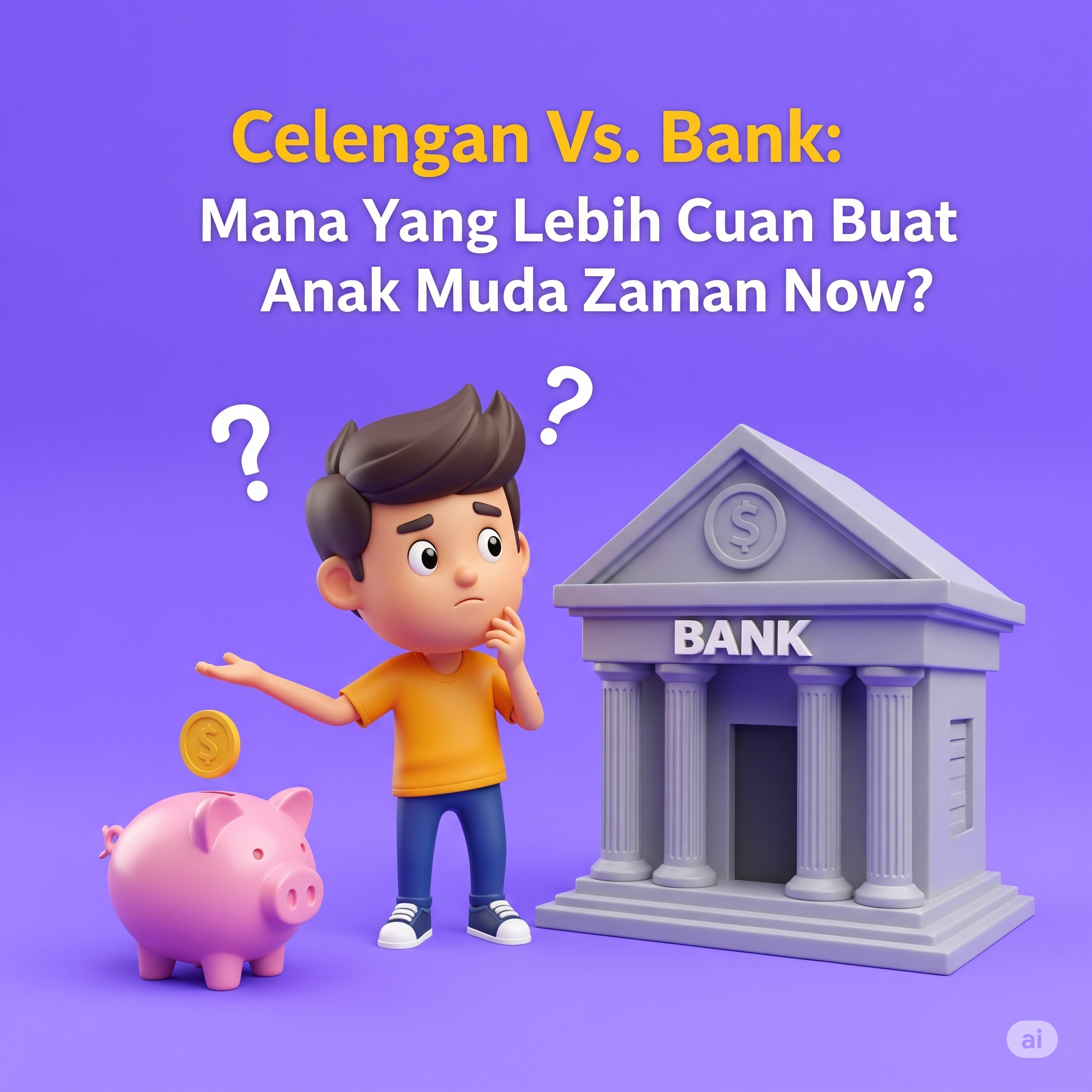 Celengan Vs. Bank: Mana yang Lebih Cuan Buat Anak Muda Zaman Now?