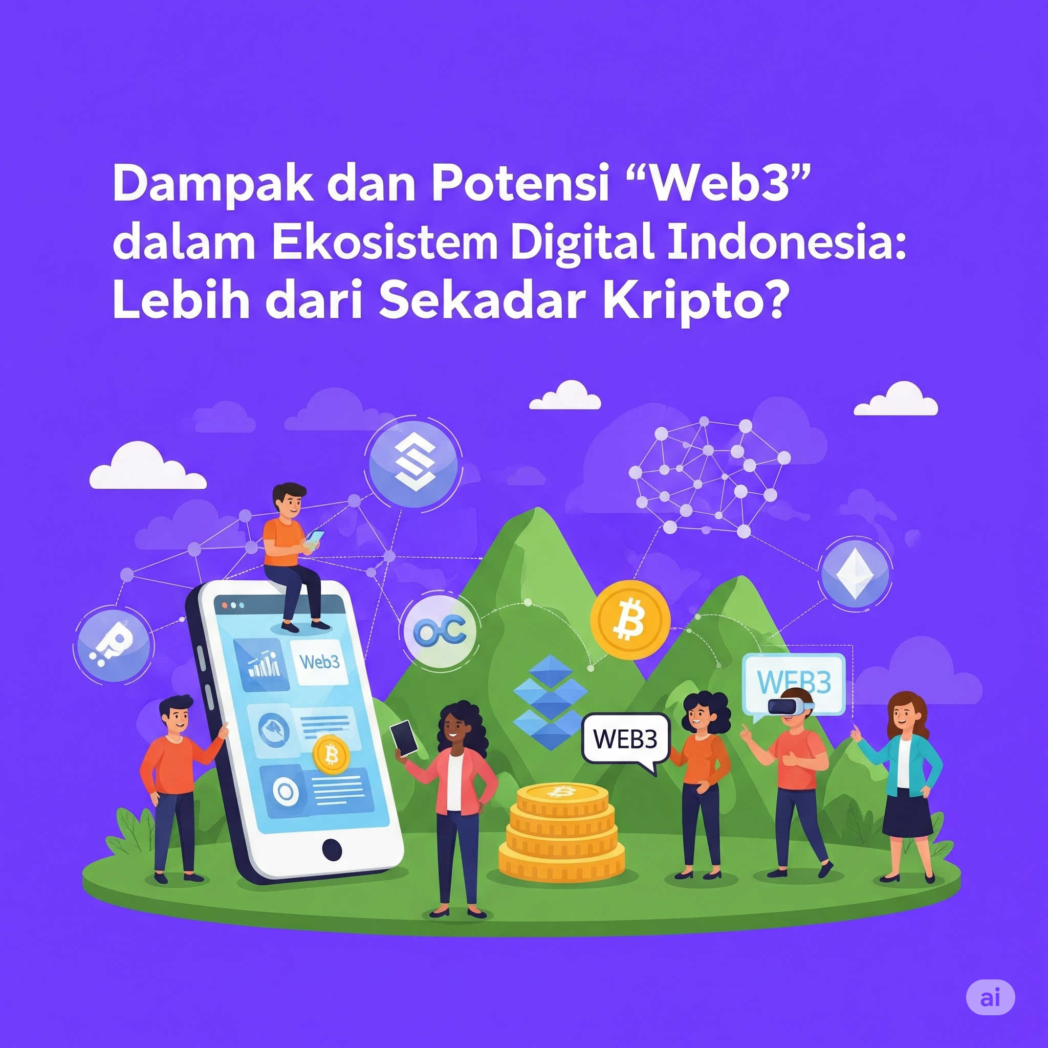 Dampak dan Potensi ‘Web3’ dalam Ekosistem Digital Indonesia: Lebih dari Sekadar Kripto?