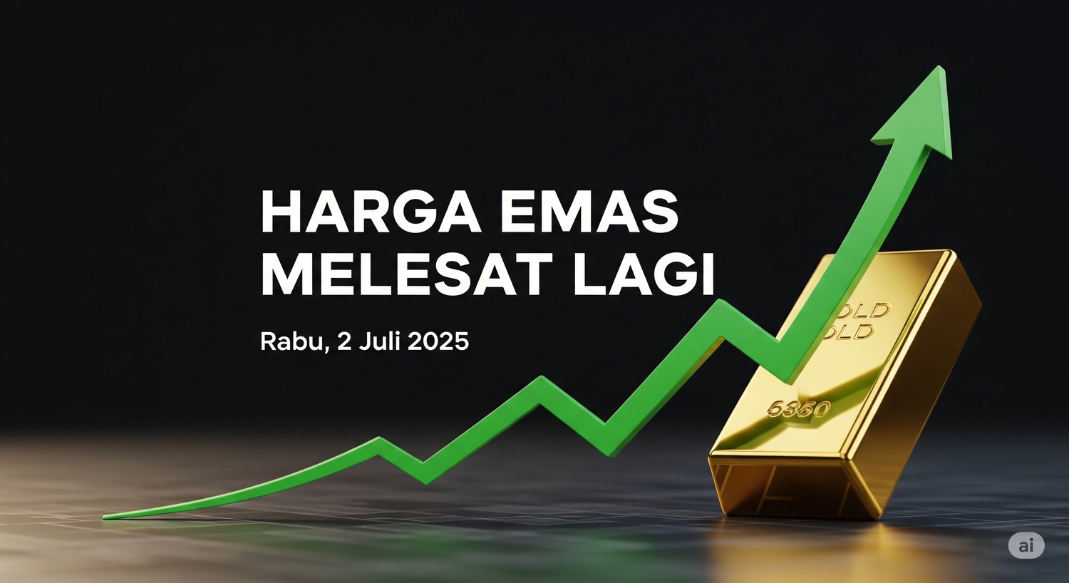 Harga Emas Antam Melesat Lagi Rp 17.000, Rabu 2 Juli 2025!