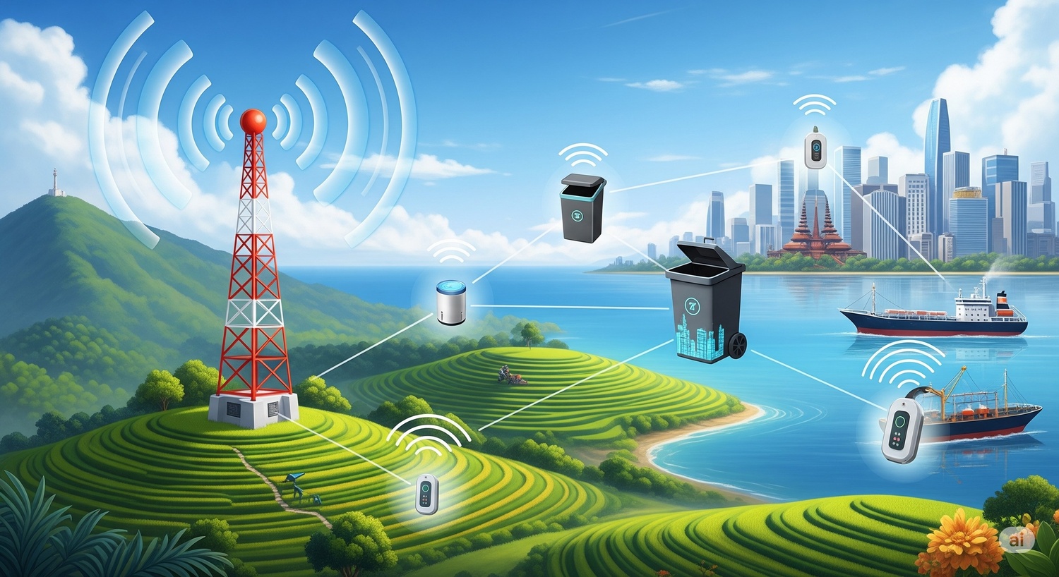 LoRaWAN: Solusi Konektivitas Cerdas untuk IoT Berdaya Rendah di Indonesia