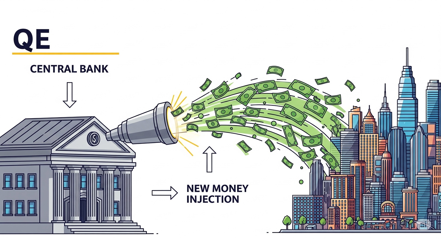 Quantitative Easing (QE): Cara Bank Sentral ‘Mencetak Uang’ untuk Selamatkan Ekonomi
