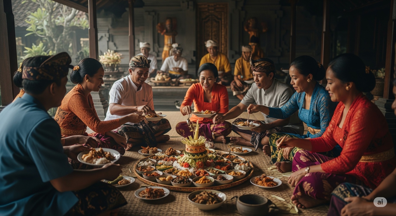 Megibung: Mengenal Tradisi Makan Bersama Penuh Makna dari Bali