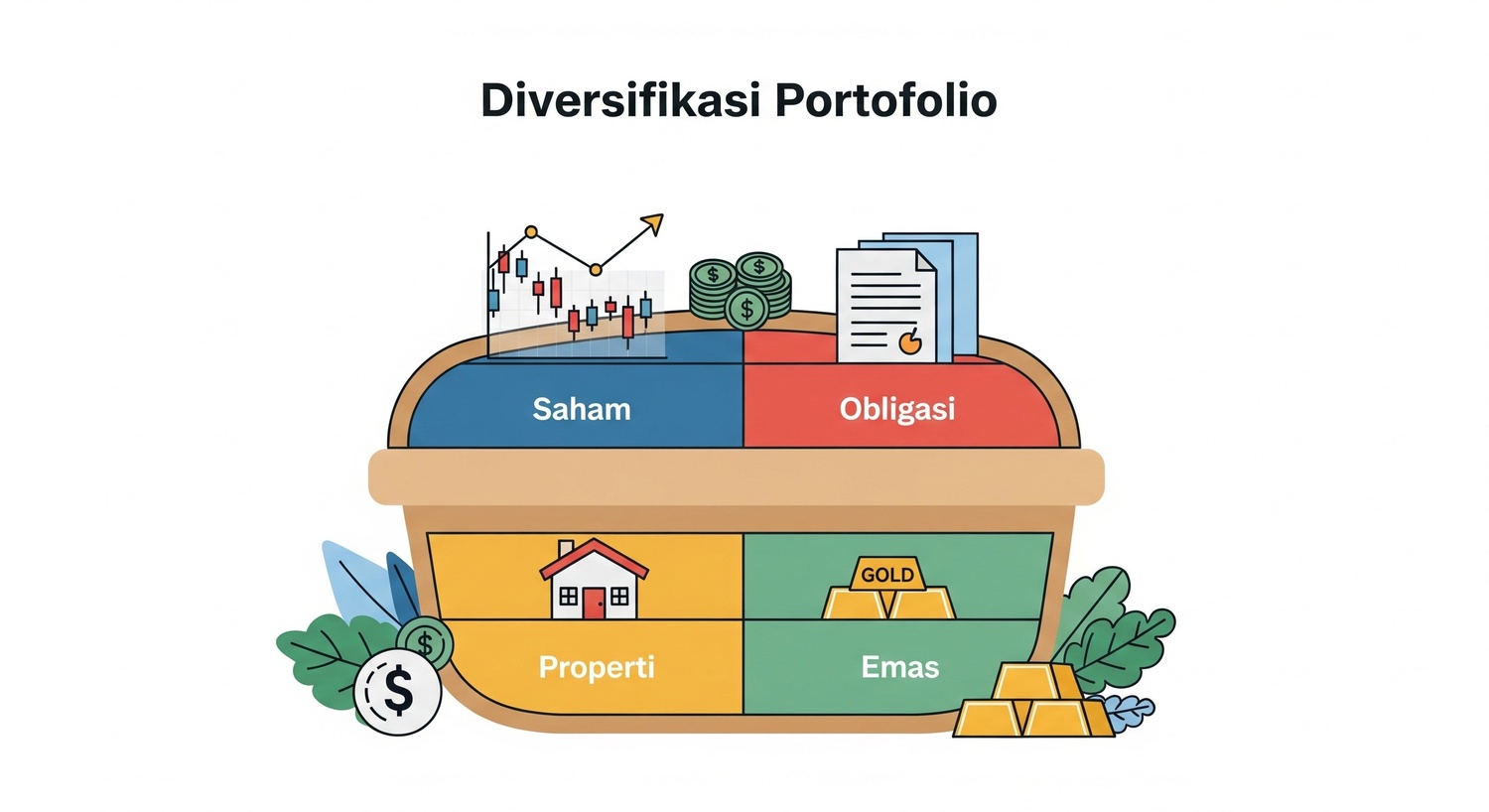 Diversifikasi Portofolio: Kunci Manajemen Risiko dalam Berinvestasi