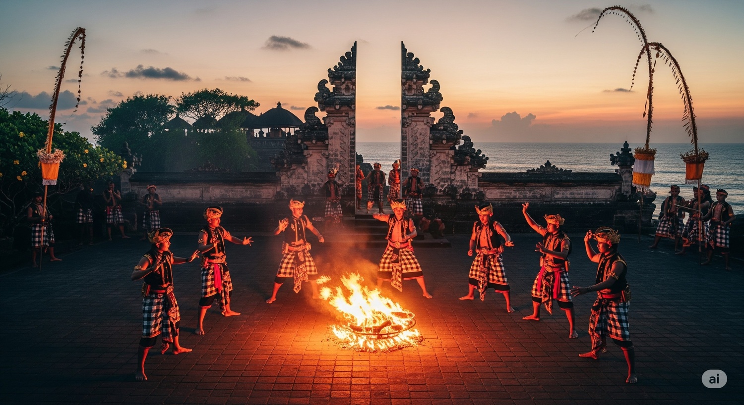Panduan Menonton Tari Kecak Api di Pura Luhur Uluwatu saat Senja