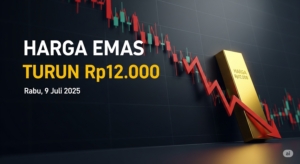 Harga Emas Antam Hari Ini Anjlok Rp12.000 per Gram, Apa Penyebabnya?