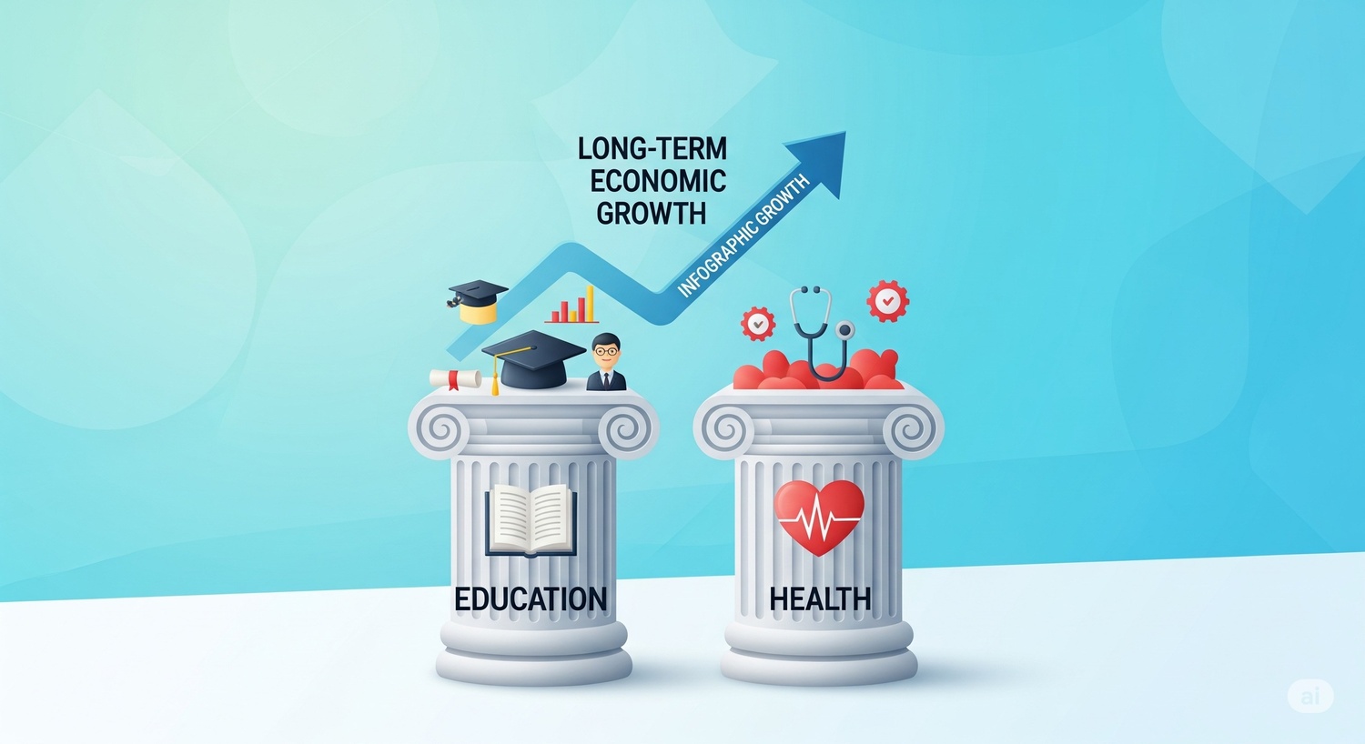 Investasi pada Pendidikan dan Kesehatan: Kunci Pertumbuhan Ekonomi Jangka Panjang.