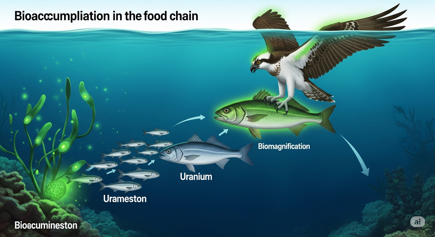 Bioakumulasi Uranium: Ancaman Tak Terlihat dalam Rantai Makanan