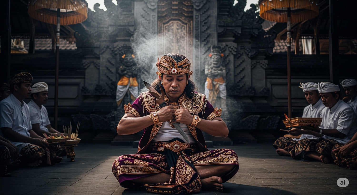 Ngurek: Memahami Tradisi ‘Menusuk Diri’ Saat Trans Sakral di Bali