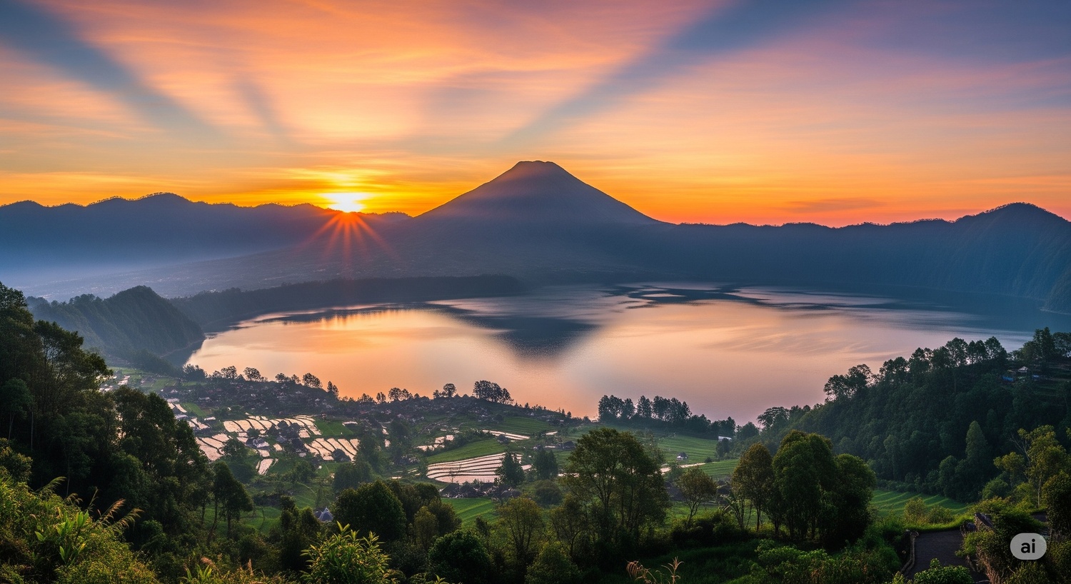 Kintamani: Menikmati Pemandangan Megah Gunung dan Danau Batur