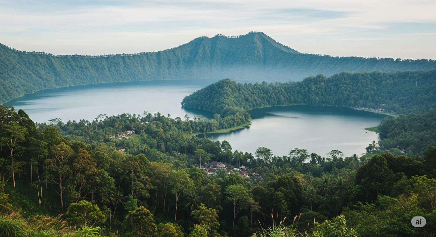 Munduk: Desa Sejuk dengan Pemandangan Danau Kembar dan Air Terjun Tersembunyi