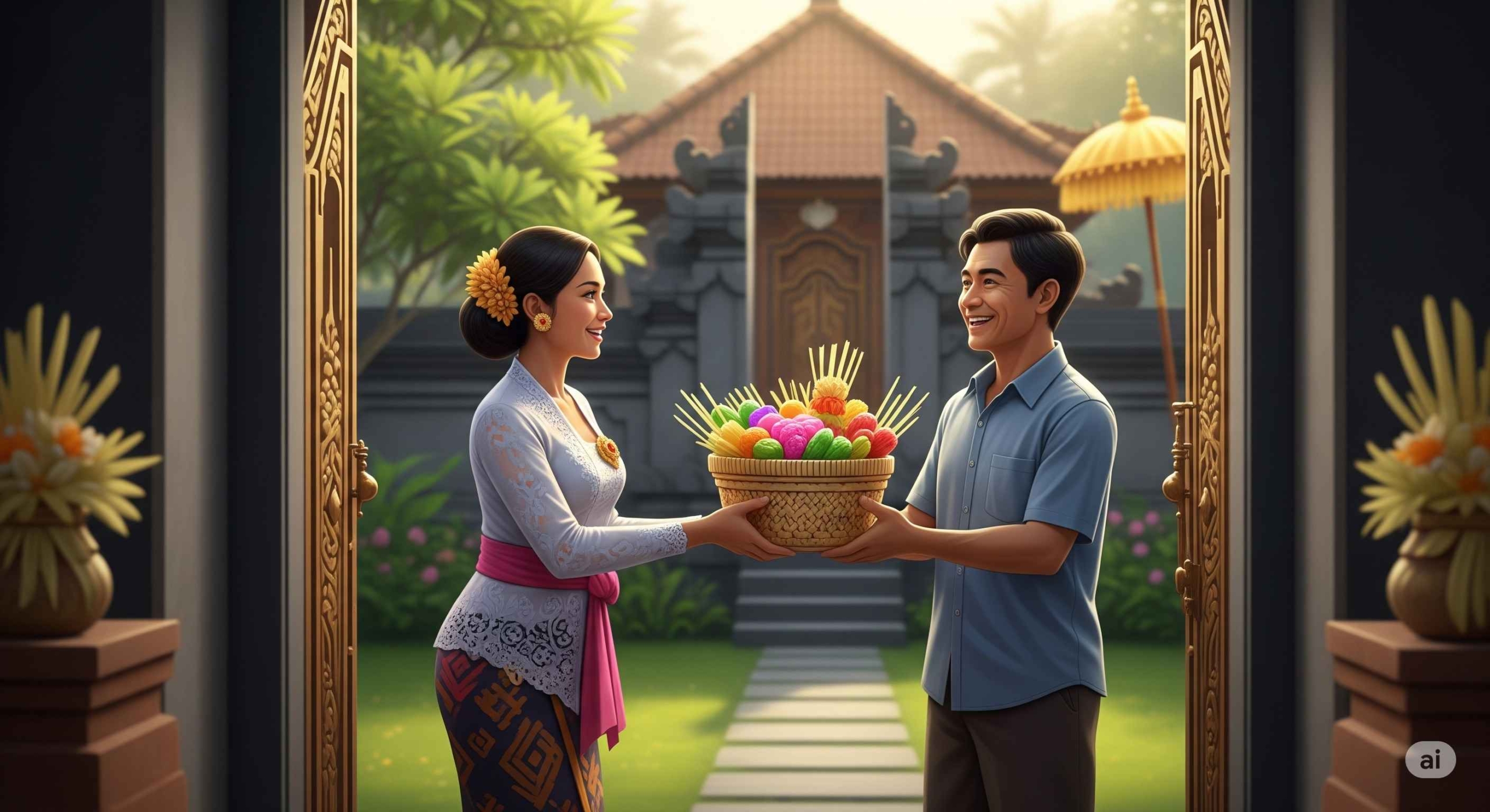 Ngejot di Bali: Indahnya Tradisi Berbagi Makanan Perekat Toleransi