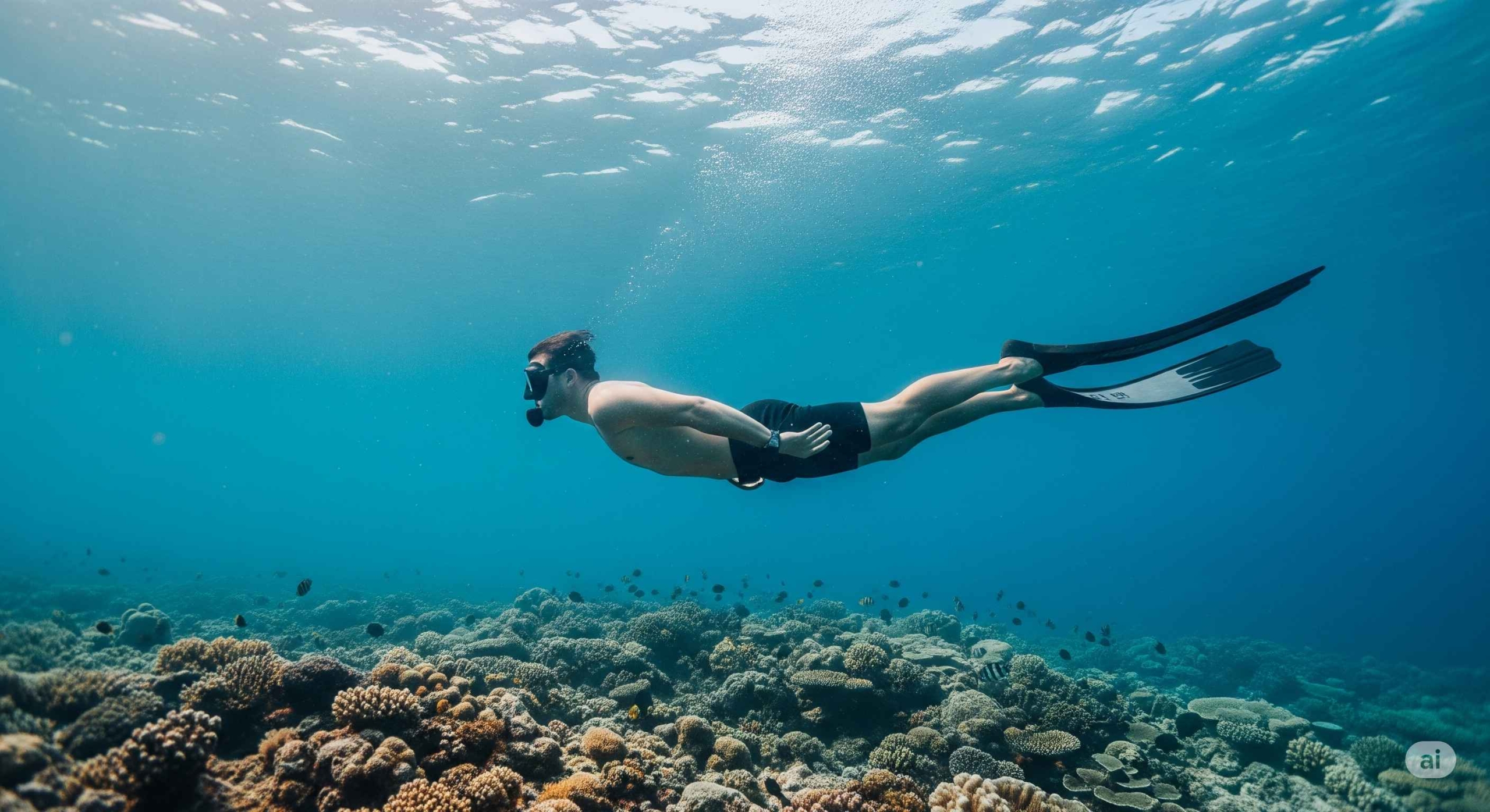 Free Diving di Amed: Belajar Menyelam Tanpa Tabung di Laut Tenang