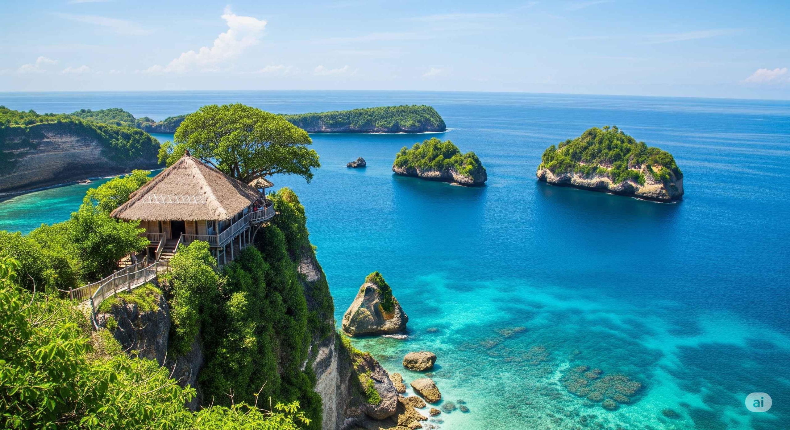 Rumah Pohon Molenteng: Spot Foto Ikonik dengan Latar Belakang Pulau Seribu