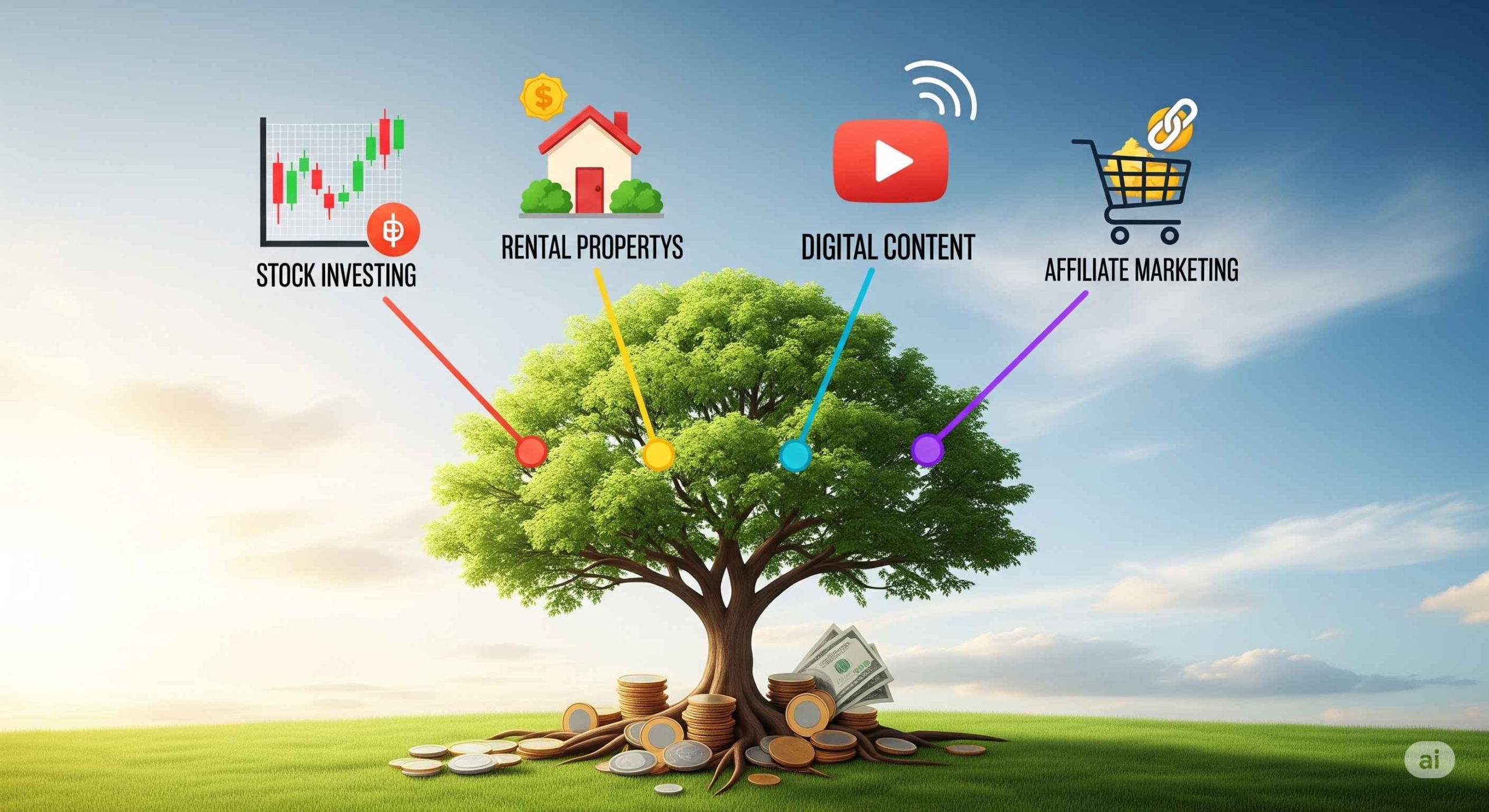 Membangun Passive Income Stream: 4 Cara Efektif untuk Meraih Kebebasan Finansial