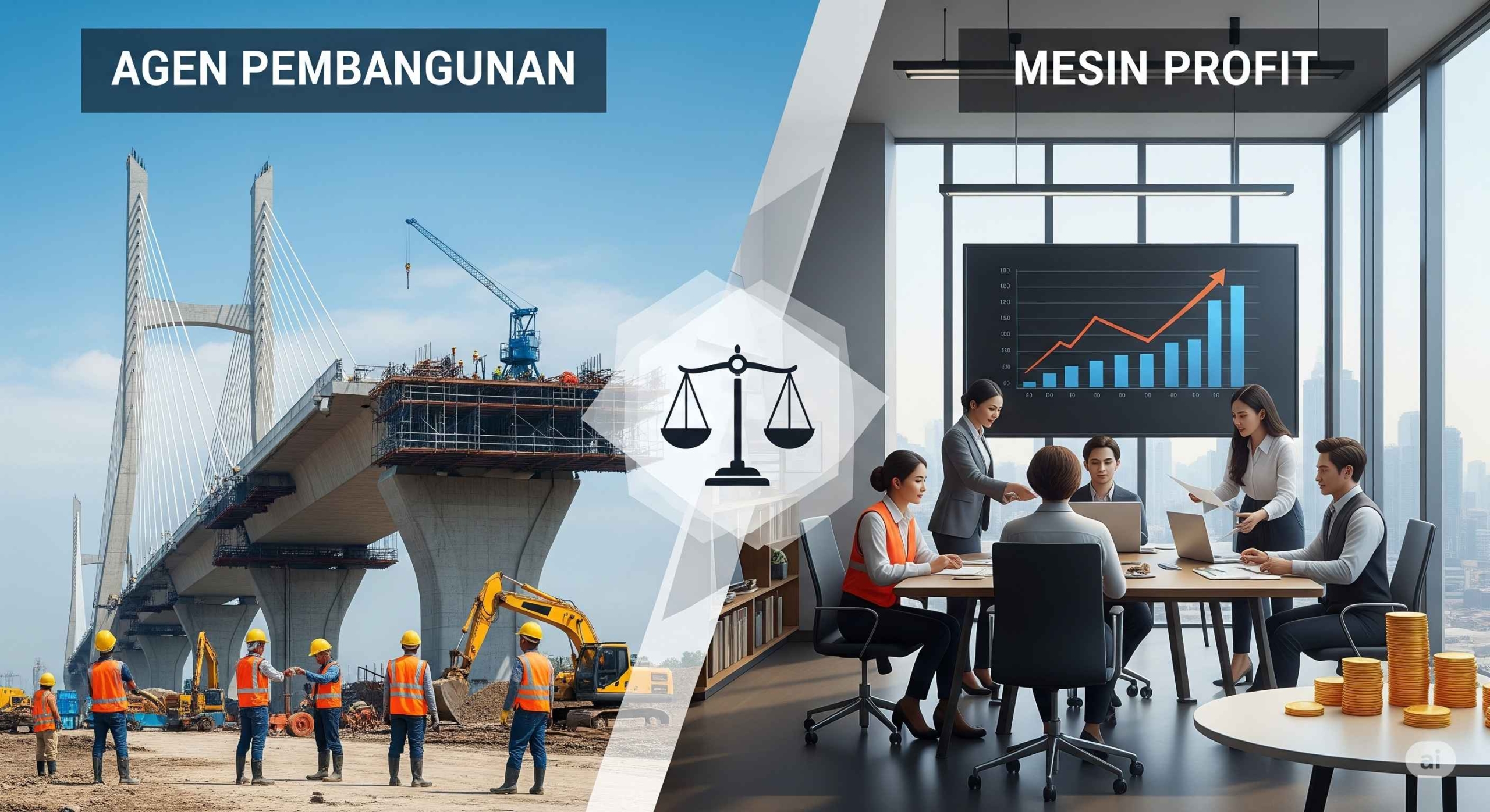 Peran BUMN dalam Perekonomian: Antara Agen Pembangunan dan Mesin Profit