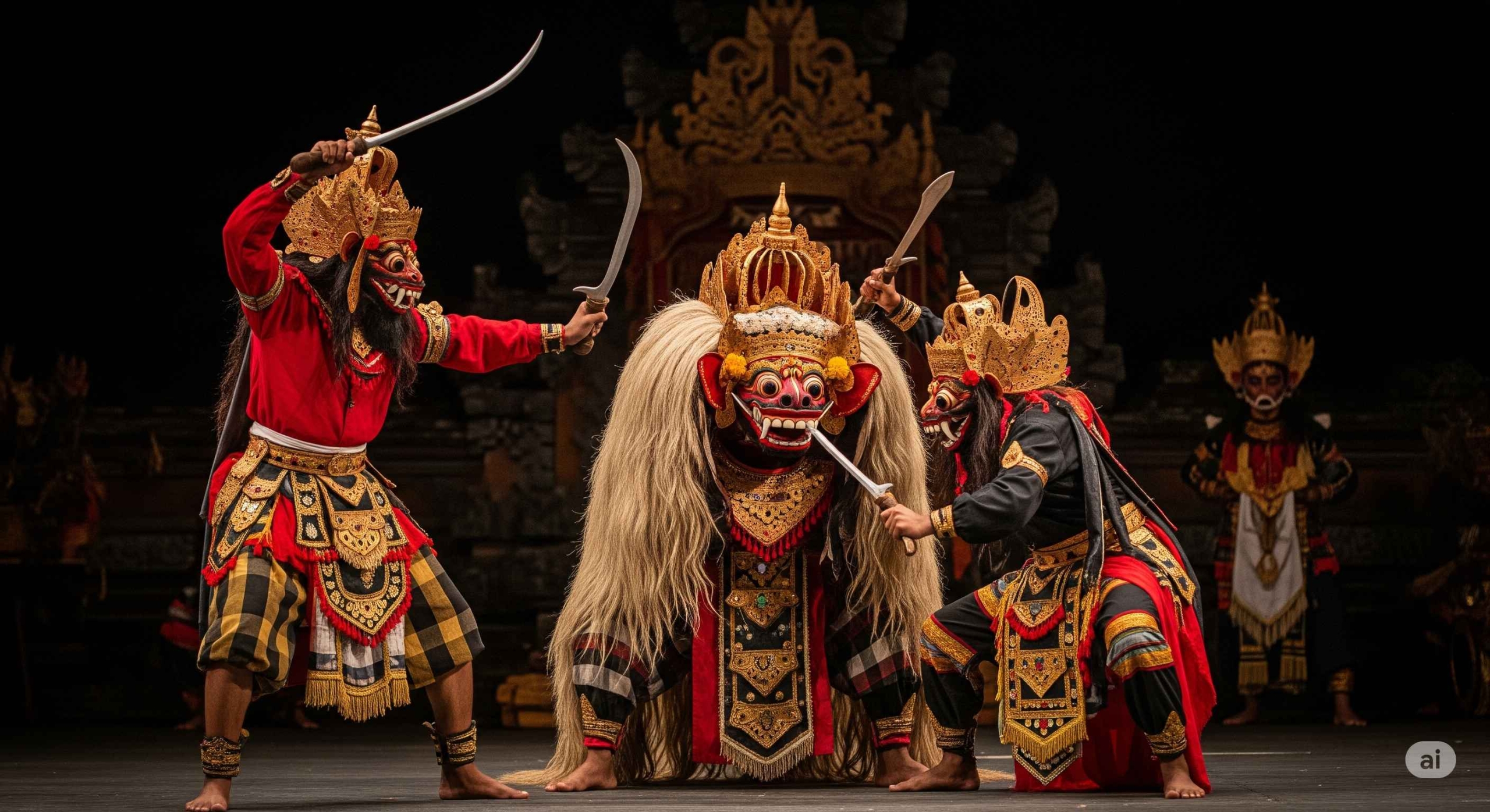 Menyaksikan Pertunjukan Tari Barong dan Keris di Batubulan