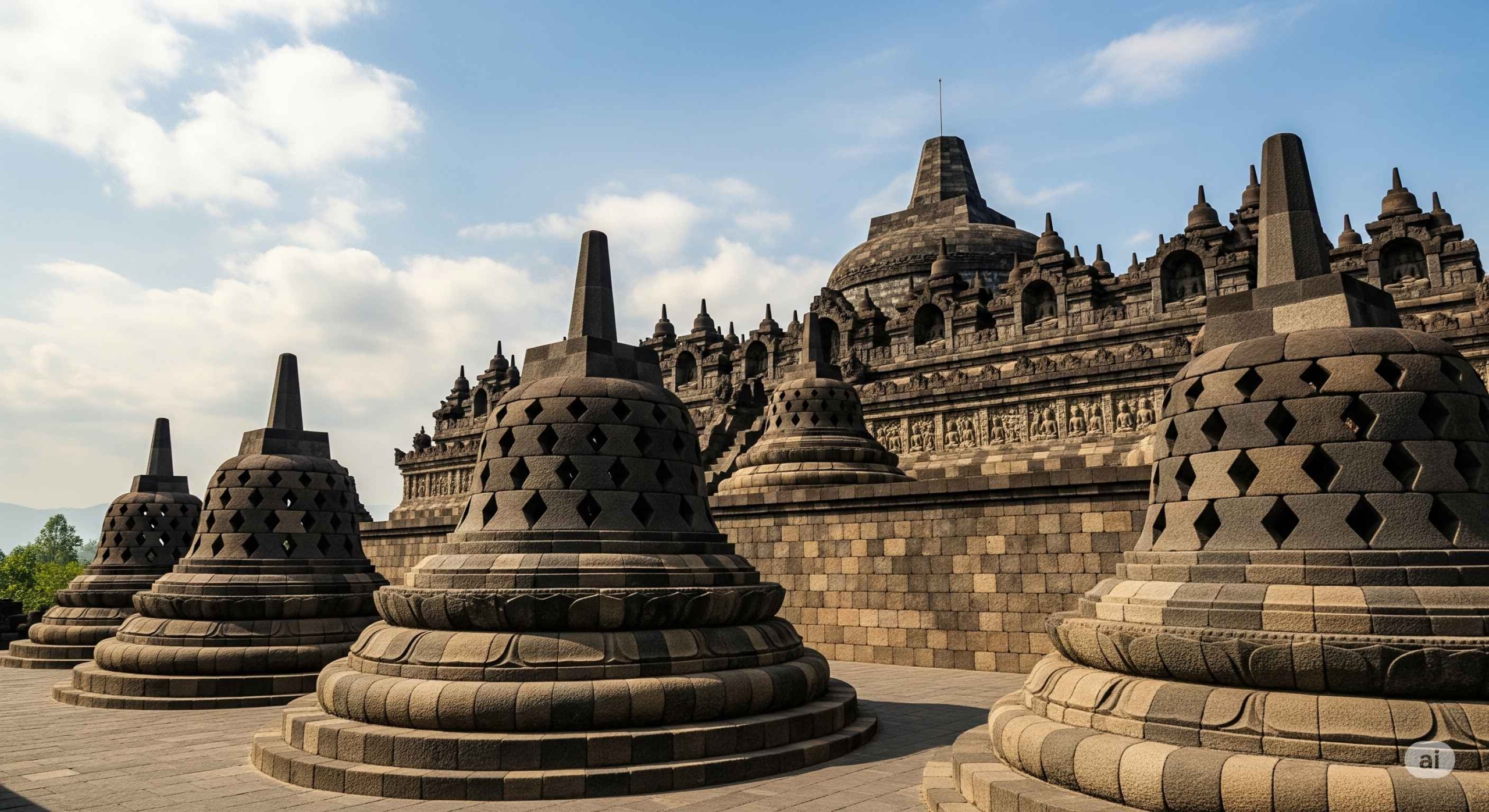 Arsitektur Candi Borobudur: Kosmologi Buddha dalam Batu