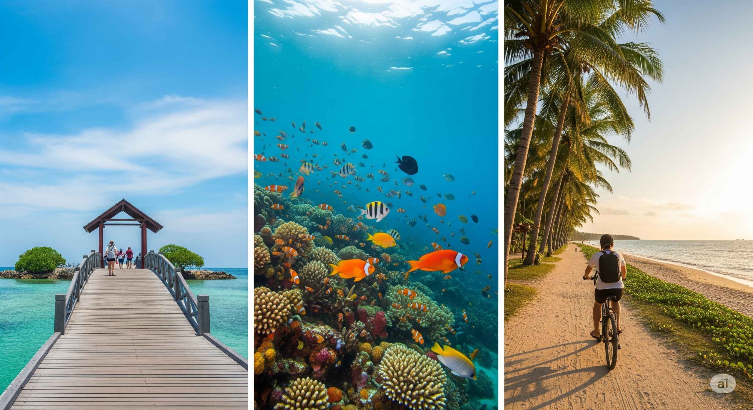 Pulau Tidung: Menjelajahi Jembatan Cinta dan Keindahan Bawah Laut yang Memesona