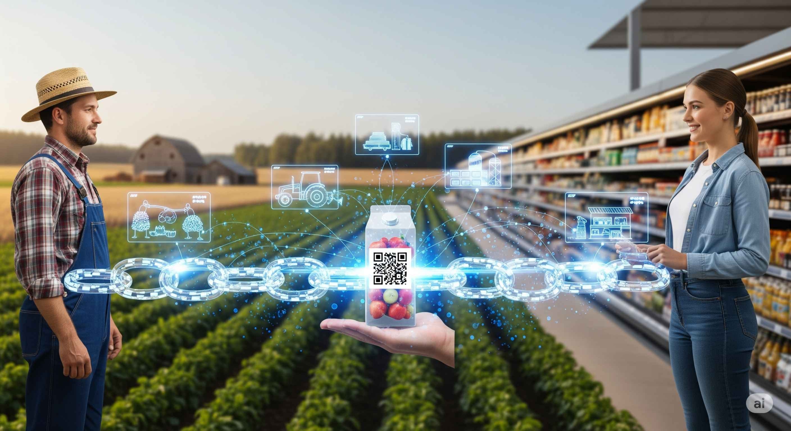Blockchain di Rantai Pasok Pertanian: Menjamin Transparansi dan Keaslian Produk