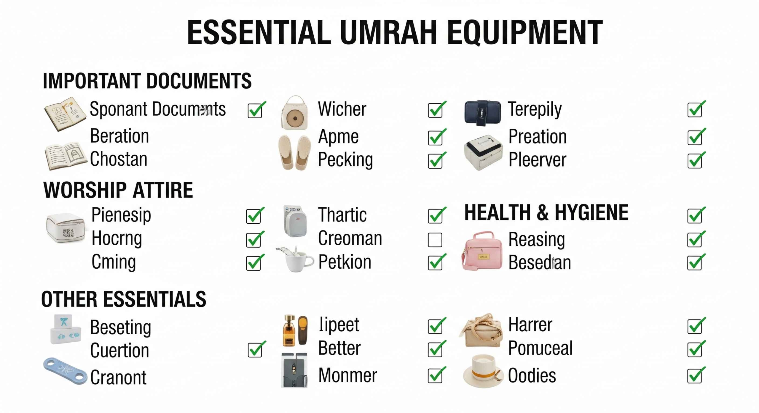 Checklist Perlengkapan Umrah yang Wajib Dibawa