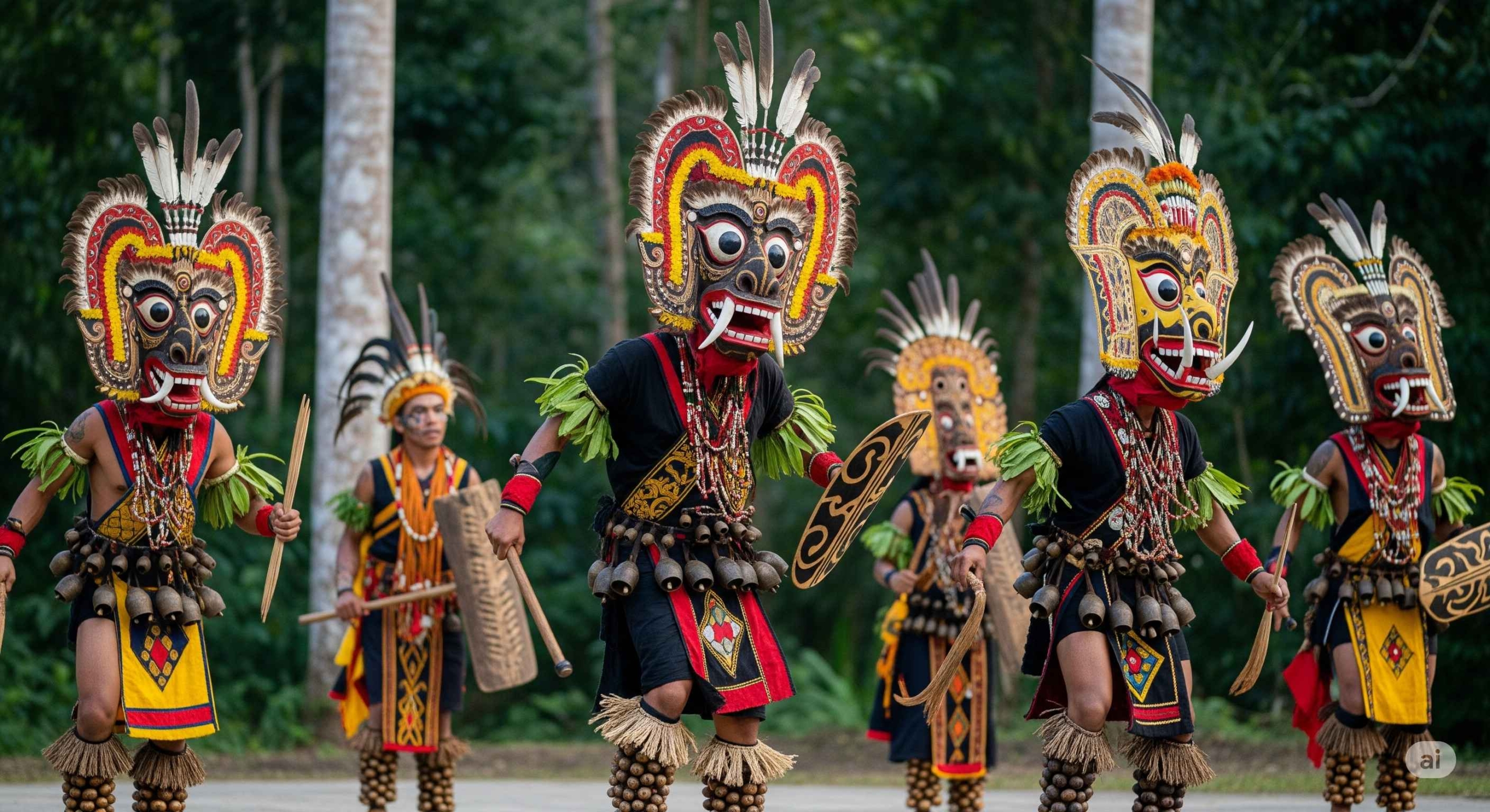 Hudoq: Tarian Topeng Pengusir Hama Suku Dayak