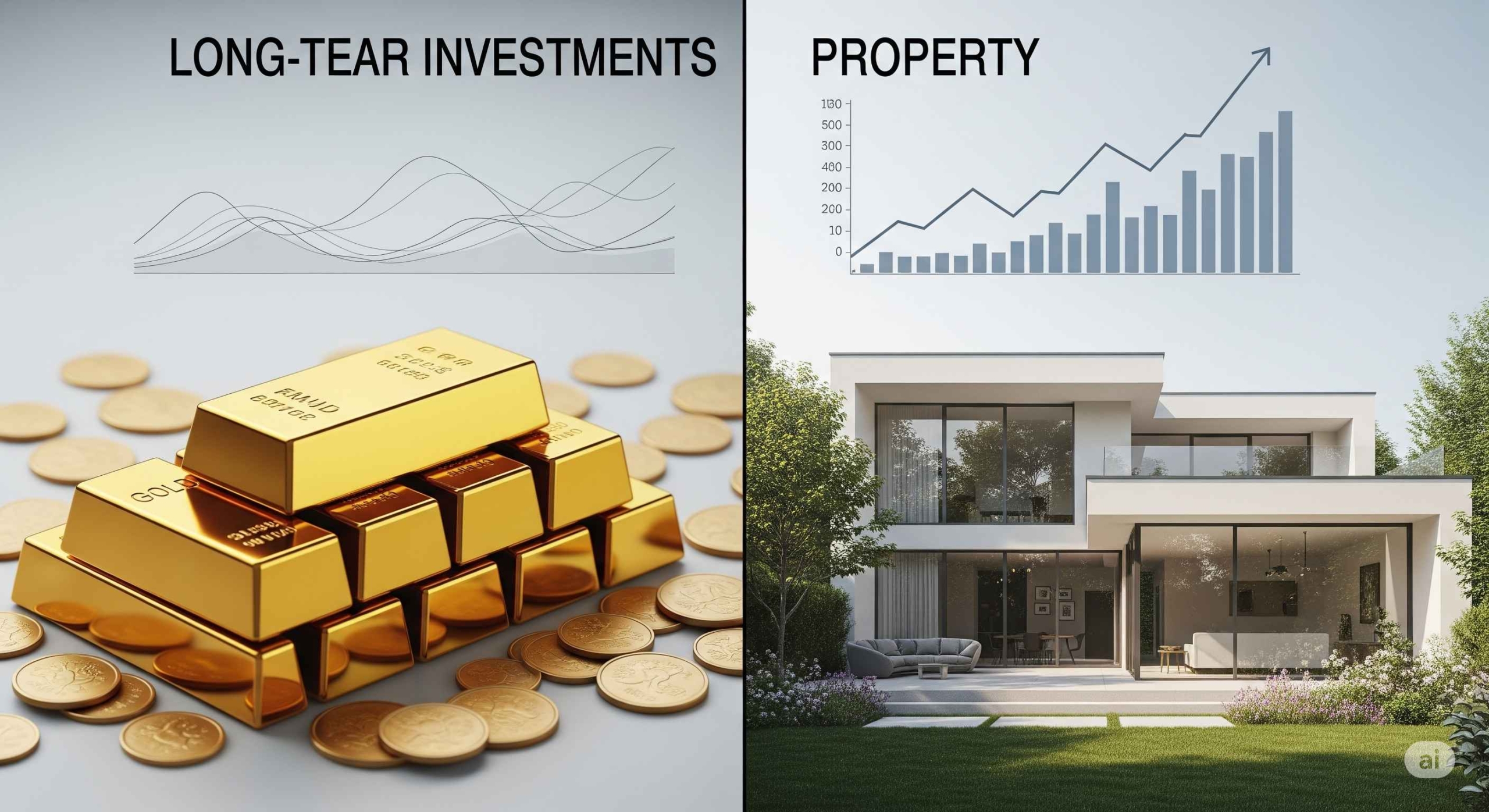Emas vs. Properti: Mana Investasi Jangka Panjang yang Lebih Unggul?