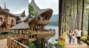 Dusun Bambu Lembang: Wisata Keluarga dengan Arsitektur Bambu yang Memuka
