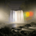 Curug Cimahi: Keindahan Air Terjun Pelangi di Malam Hari