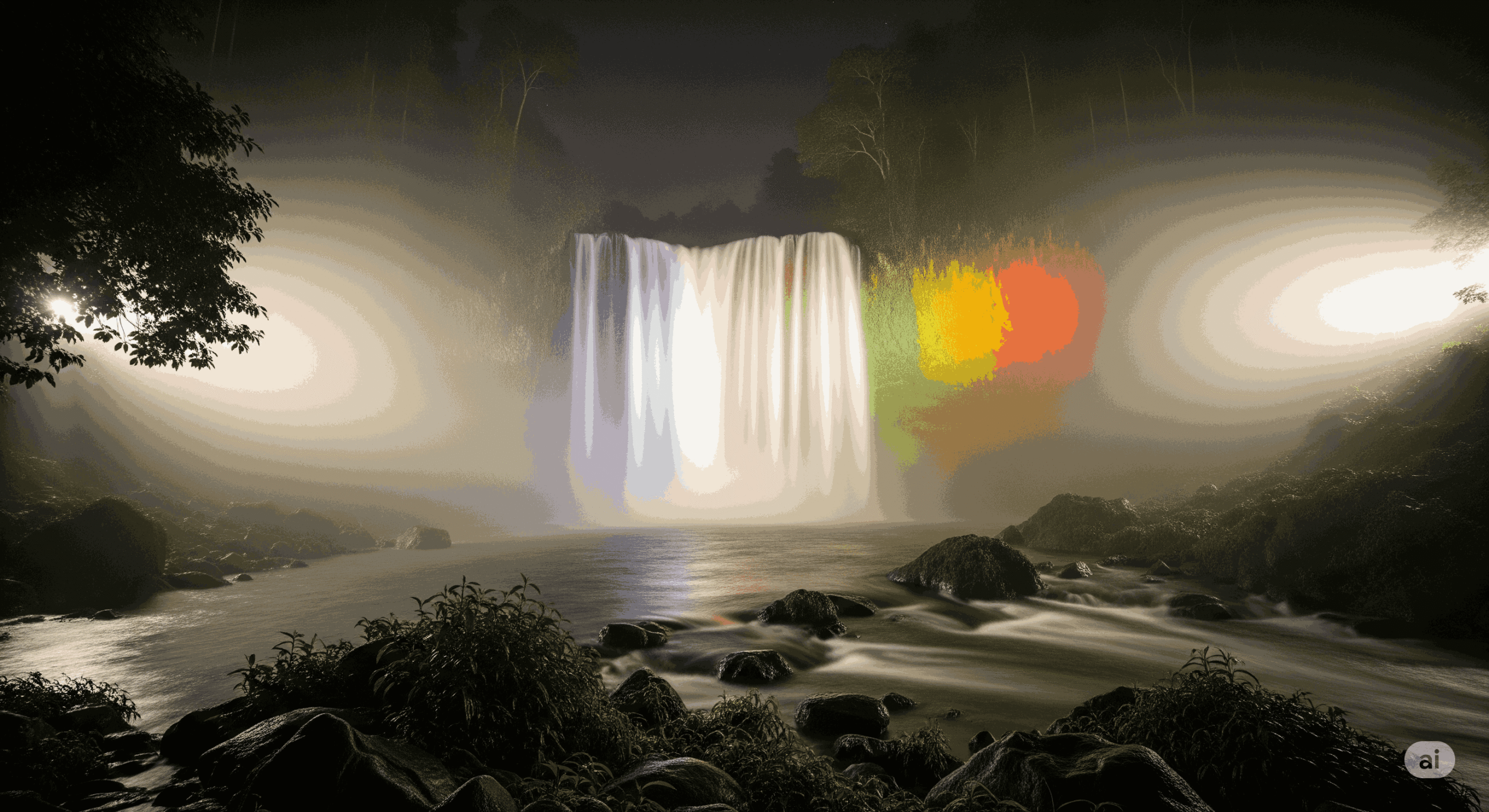 Curug Cimahi: Keindahan Air Terjun Pelangi di Malam Hari
