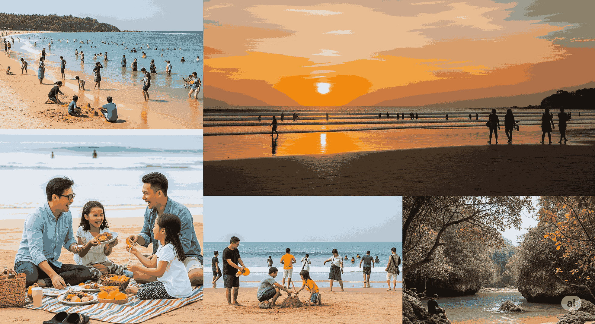 Pantai Pangandaran: Destinasi Klasik untuk Liburan Keluarga yang Tak Lekang Waktu