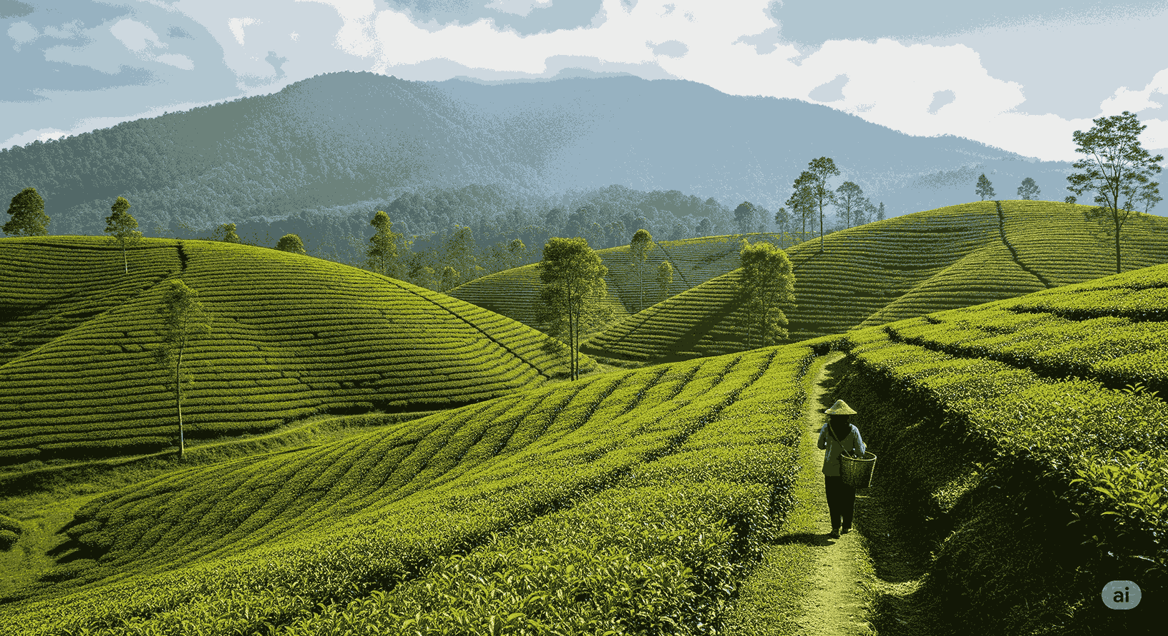 Kebun Teh Puncak Bogor: Menenangkan Pikiran di Hamparan Hijau