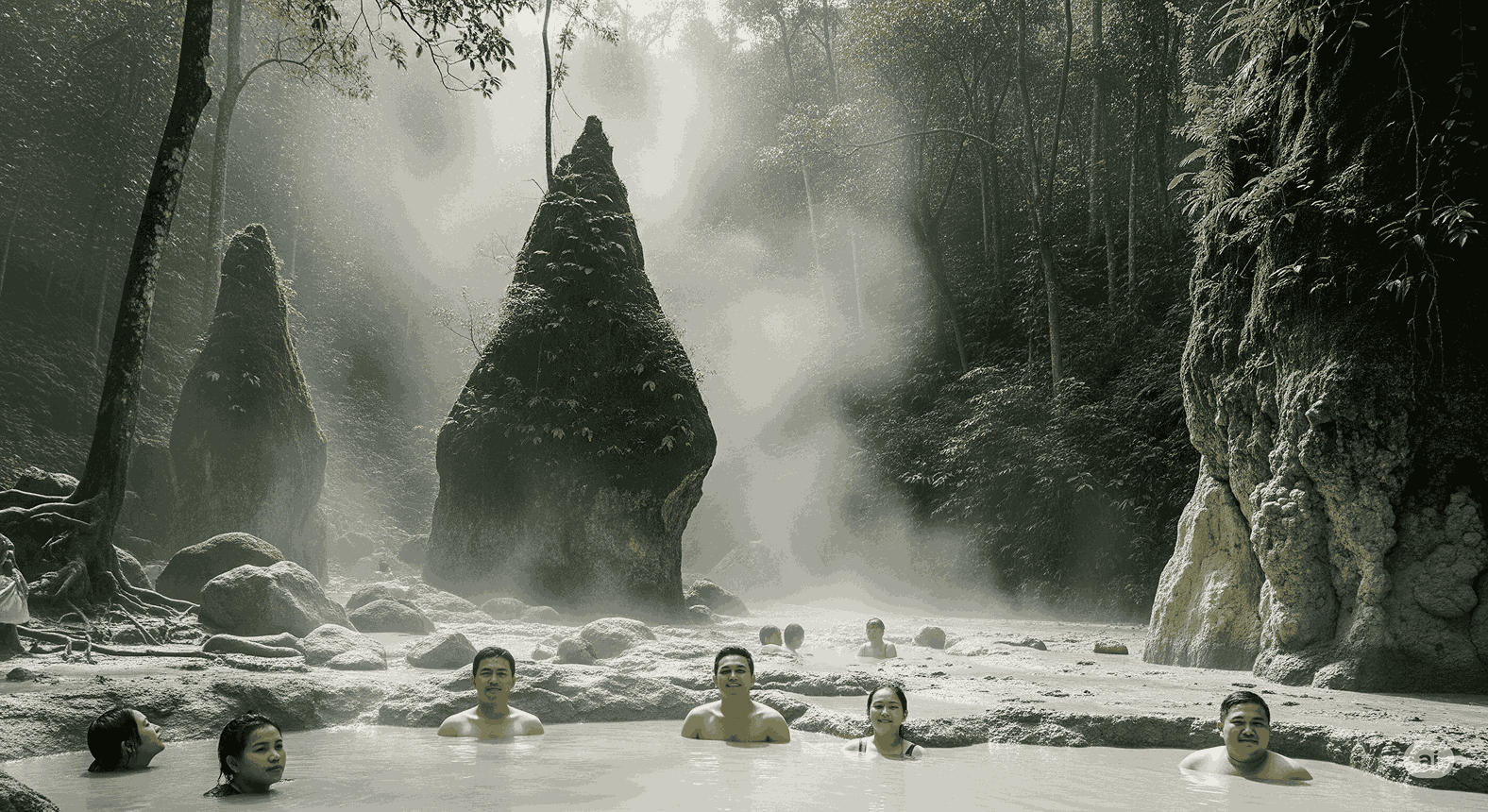 Kawah Rengganis Ciwidey: Pemandian Lumpur Belerang Alami yang Menghangatkan