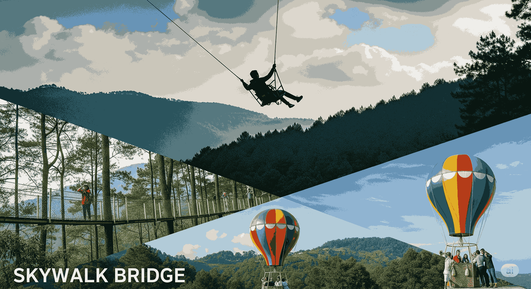 The Lodge Maribaya: Uji Adrenalin di Ayunan Ekstrem dengan Latar Belakang Hutan Pinus