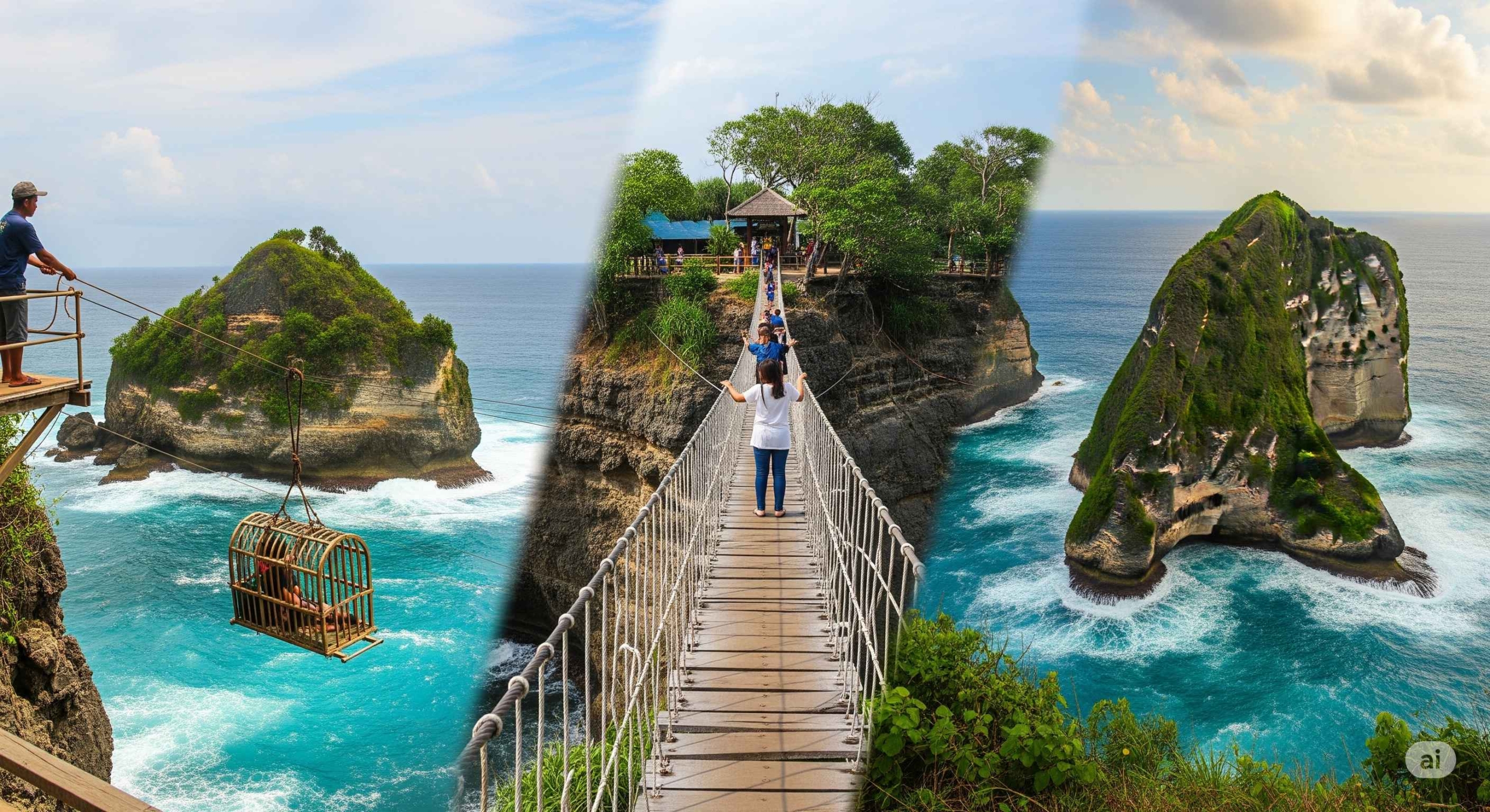 Pantai Timang Gunungkidul: Uji Adrenalin Menyeberangi Laut dengan Gondola Tradisional