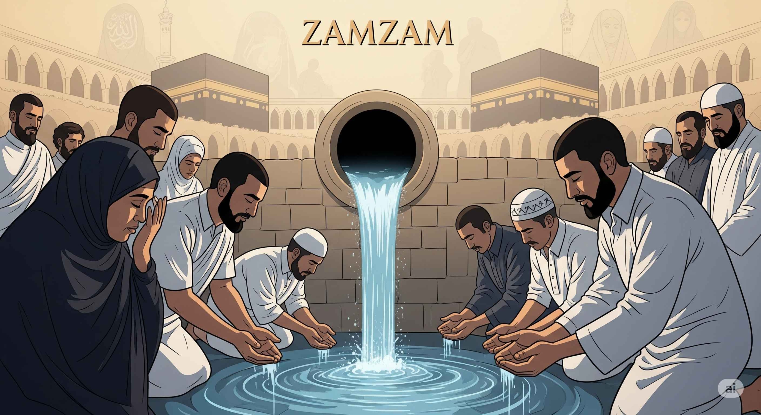 Mengapa Air Zamzam Begitu Istimewa? Keajaiban dan Keutamaan dari Sumur Suci