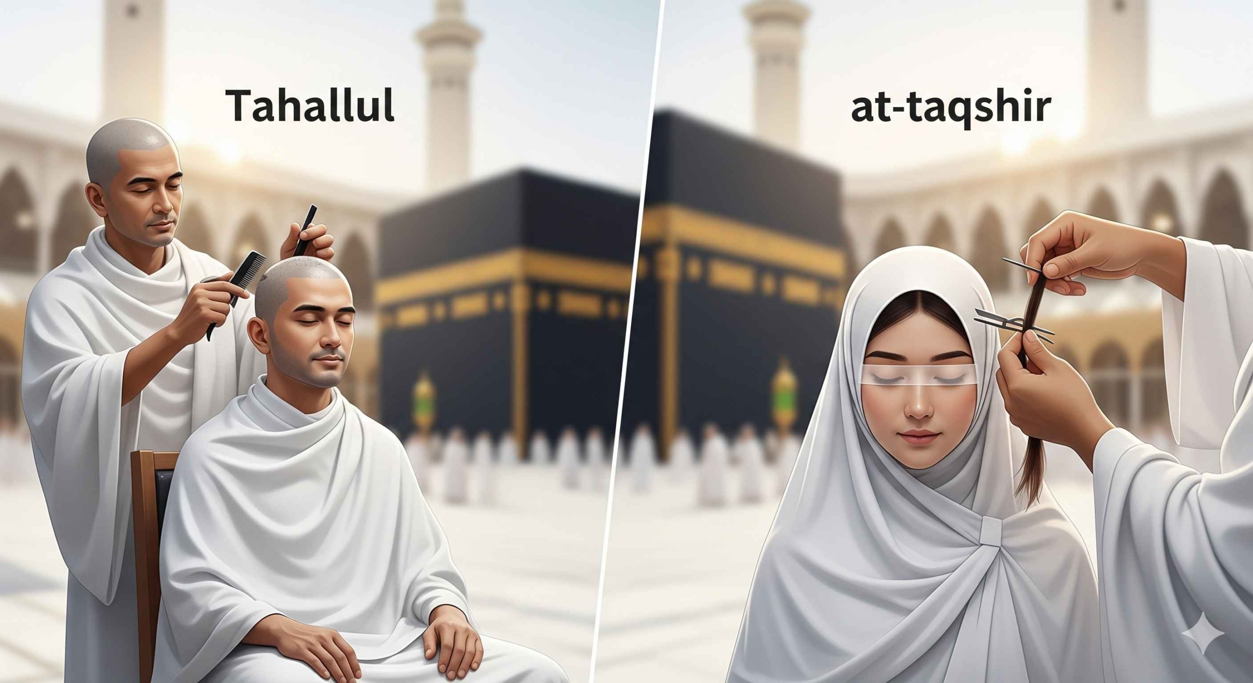 Panduan Mencukur Rambut Saat Tahallul