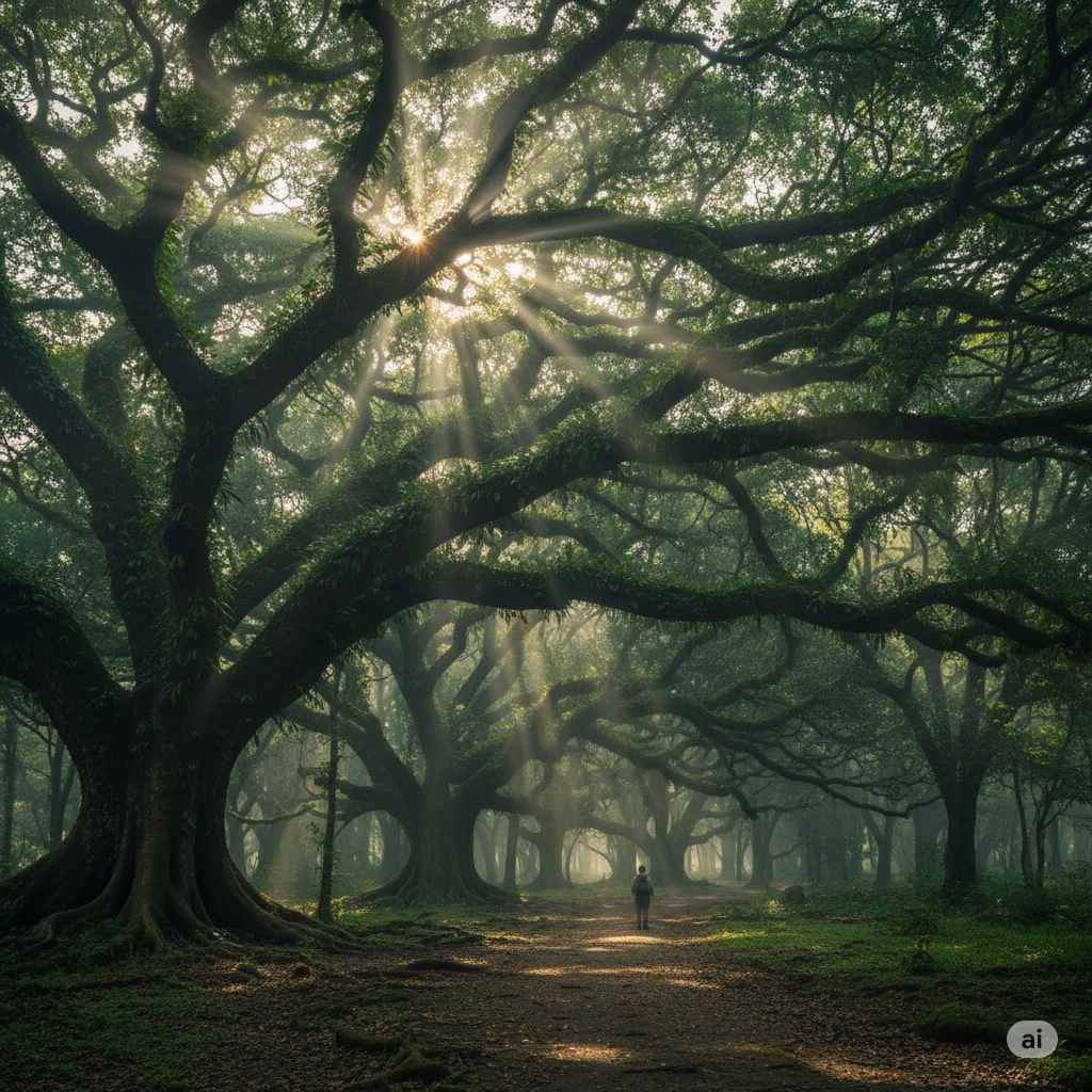De Djawatan Benculuk: Hutan Trembesi Tua Seperti di Film “Lord of the Rings”