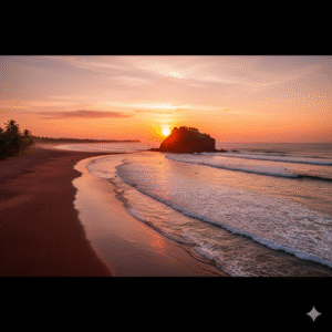 Pantai Pulau Merah Banyuwangi: Pesona Bukit Merah di Tepi Pantai